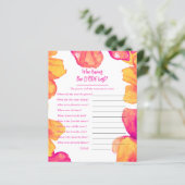 花嫁シャワーのゲームを知っている人 (スタンド正面)