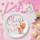 花嫁シャワー応援 ペーパープレート (パーティー)