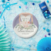 花嫁シルエットブライダルシャワーパーソナライズされた ペーパープレート (パーティー)