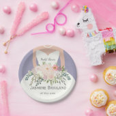 花嫁シルエットブライダルシャワーパーソナライズされた ペーパープレート (パーティー)