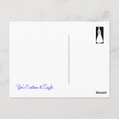 花嫁シルエットI ポストカード (裏面)