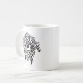 花嫁スカル コーヒーマグカップ (正面左)