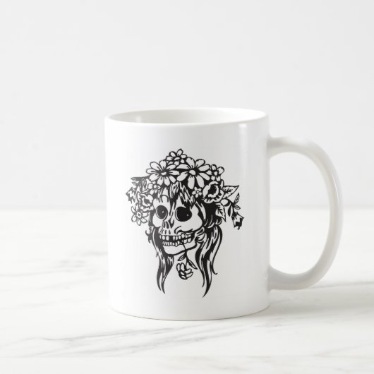 花嫁スカル コーヒーマグカップ (右)