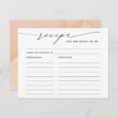 花嫁スクリプトエンクロージャカーエレガントドのレシピ エンクロージャーカード (正面/裏面)