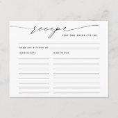 花嫁スクリプトエンクロージャカーエレガントドのレシピ エンクロージャーカード (正面)