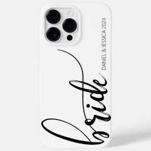 花嫁スクリプトミニマル白黒iPhoneケース Case-Mate iPhone 14 Pro Maxケース