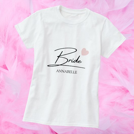 花嫁スクリプト カスタム 名前 Tシャツ