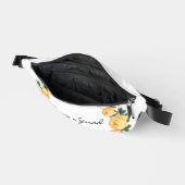 花嫁スクワッドオレンジフローラかわいらし金ゴールドグリッタージオ ファニーパック (見開き)