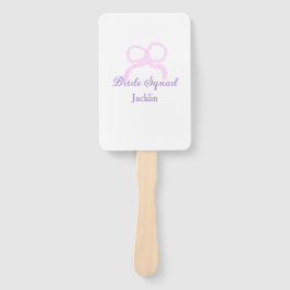 花嫁スクワッドピンクグリッターのバウのスター花嫁メイドの名前 ハンドファン