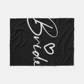 花嫁スクワッド  ブライズメイド  結婚前パーティー  花嫁の仲間たちよ フリースブランケット (正面(横))