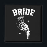 花嫁スケルトン手結婚のハロウィーンカップルマッツ マグネット<br><div class="desc">花嫁スケルトン手結婚のハロウィンカップルのマッチング</div>
