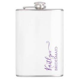 花嫁スタイリッシュモダンの贈り物 |パーソナライズされた | フラスク