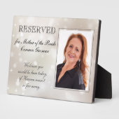 花嫁スターの母がメモリアル結婚ズ予約 フォトプラーク (側面)
