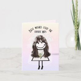 花嫁スティックハート カード