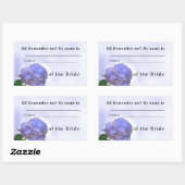 花嫁ステッカー結婚との関係 長方形シール (シート)