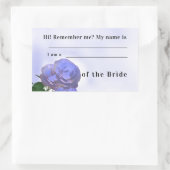 花嫁ステッカー結婚との関係 長方形シール (バッグ)