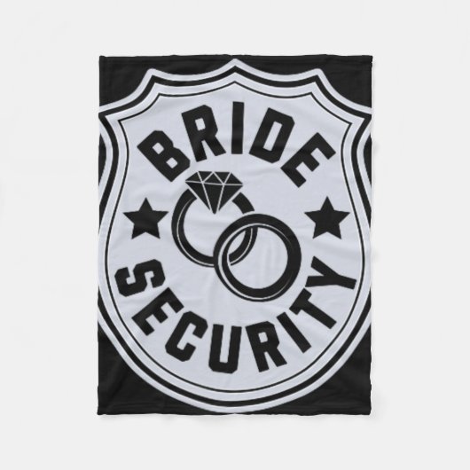 花嫁セキュリティ フリースブランケット (正面)