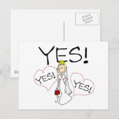 花嫁セズYes ポストカード (正面/裏面)