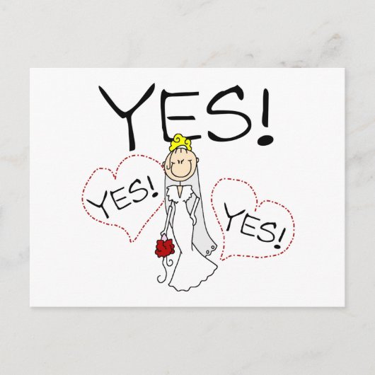 花嫁セズYes ポストカード (正面)