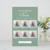 花嫁セージ緑の紙シートの年齢を推測 (スタンド正面)