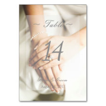 花嫁ダイヤモンドリング結婚の編集可能テーブル番号