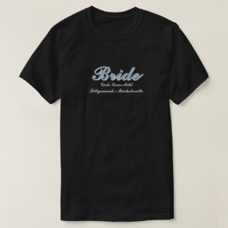 花嫁ダスティブルーバチェロレッテ結婚披露宴 Tシャツ
