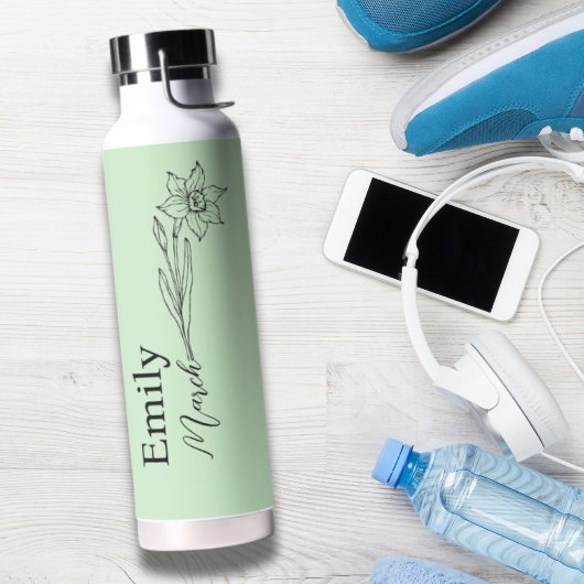 花嫁ダッフォディル3月誕生月花 ウォーターボトル