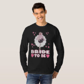 花嫁チームと未来の妻のための花嫁候補 Tシャツ (正面フル)