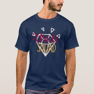 花嫁チームのお揃いウェディングとブライズメイドパーティーグッズ Tシャツ