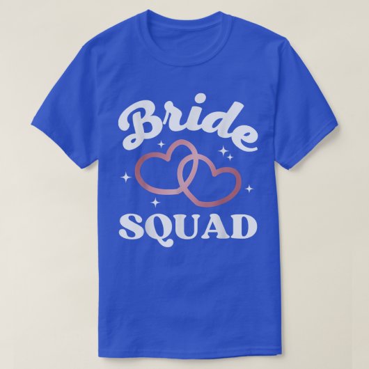 花嫁チームの前夜祭 ウェディング ブライドメイド Tシャツ (デザイン正面)