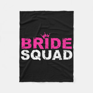花嫁チームの前夜祭 ブライズメイド ウェディング フリースブランケット
