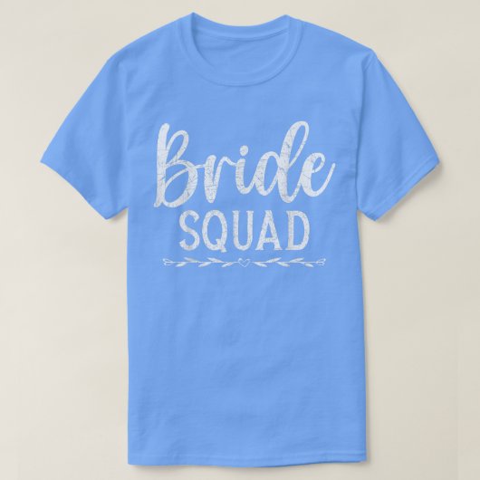 花嫁チームの前夜祭 結婚式 ウェディング ブライド Tシャツ (デザイン正面)