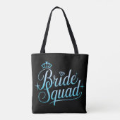 花嫁チームの前撮り・結婚式のブライズメイド トートバッグ (裏面)