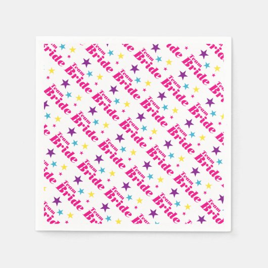 花嫁チーム スタンダードカクテルナプキン (正面)