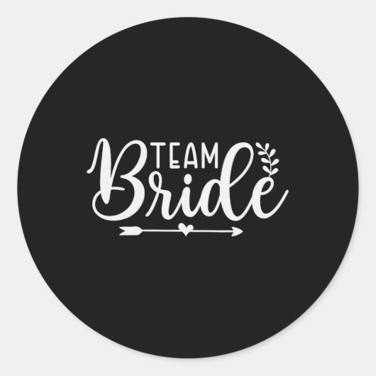 花嫁チーム ブライズメイド 結婚前パーティー ラウンドシール (正面)