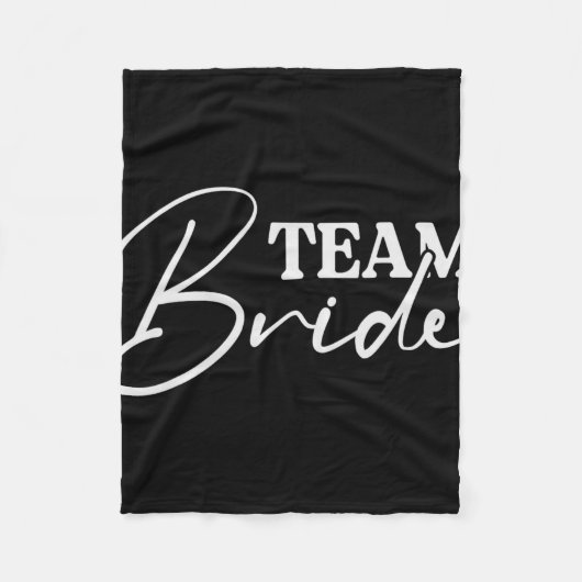 花嫁チーム ブライズメイド 結婚前パーティー 卒花 女子会 フリースブランケット (正面)
