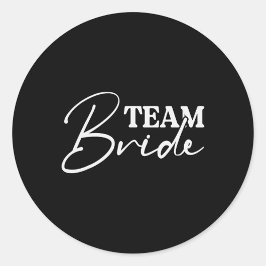 花嫁チーム ブライズメイド 結婚前パーティー 女子会 ラウンドシール (正面)