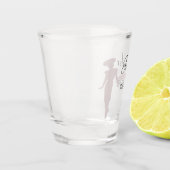 花嫁チーム |ホットピンクのバチェロレッテ花嫁 ショットグラス (左)