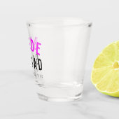 花嫁チーム |ホットピンクのバチェロレッテ花嫁 ショットグラス (右)
