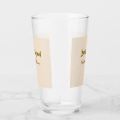 花嫁チーム+花嫁付添人+名前+ゴールデンオレンジ+結婚式 タンブラーグラス (右)
