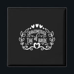 花嫁ティー結婚ズ記念日の祖母 マグネット<br><div class="desc">花嫁ティー結婚ズ記念日の祖母</div>