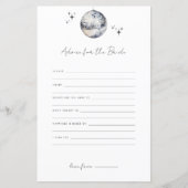 花嫁ディスコボールブライダルシャワーゲーム用アドバイス (正面)