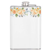 花嫁トライズコーラルピーチネイビーカスタムフローラ フラスク (裏面)