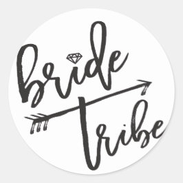花嫁トライズダイヤモンドブライダルパーティ結婚式用シール ラウンドシール