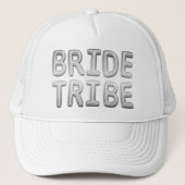 花嫁トライバーシルバーバチェロレッテブライダルパーティ キャップ (正面)