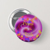 花嫁ハートボタンのいとこ 缶バッジ (正面&裏面)