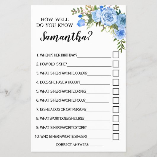 花嫁バイリンガルのゲームカードを知る方法 チラシ (正面)