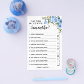 花嫁バイリンガルのゲームカードを知る方法 チラシ (シングル)