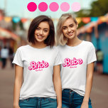 花嫁バベトライヴTシャツバチェロレッテレトロティー Tシャツ<br><div class="desc">花嫁のTシャツバチェロレッテバーブ花嫁Teeヴィンテージ花嫁は花嫁のメイドBrideTribe Bride</div>