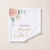 花嫁バラ金ゴールドフローラユーカリバチェロレッテ バスタオルセット (ウォッシュタオル)